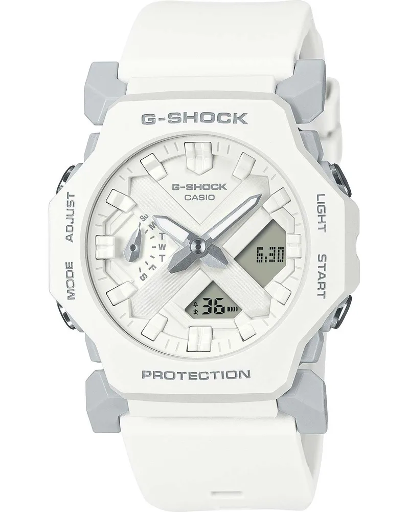 CASIO G-Shock Chronograph - GA-2300-7AER White case with White Rubber Strap