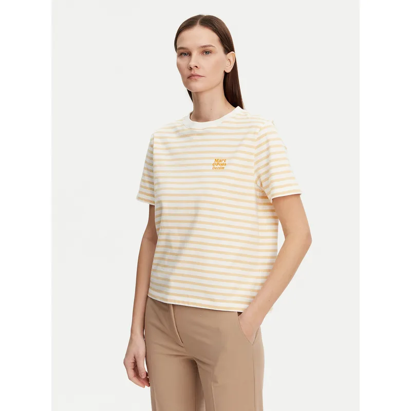 Marc O'Polo Denim T-Shirt 500 0005 953 Πορτοκαλί Relaxed Fit