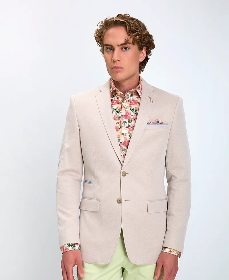 A Fish named Fred Ανδρικό Σακάκι Blazer Pique Regular Fit