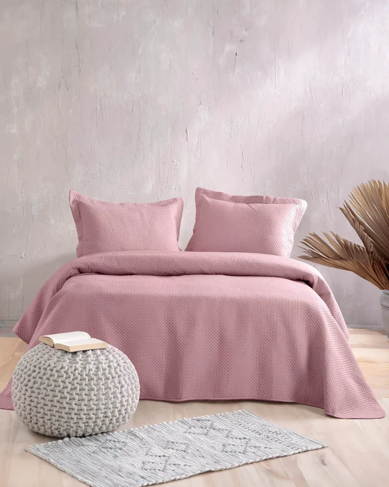 Σετ Κουβερλί King Size 3 Τεμαχίων Rythmos Allure Σαπιο Μηλο 240x250