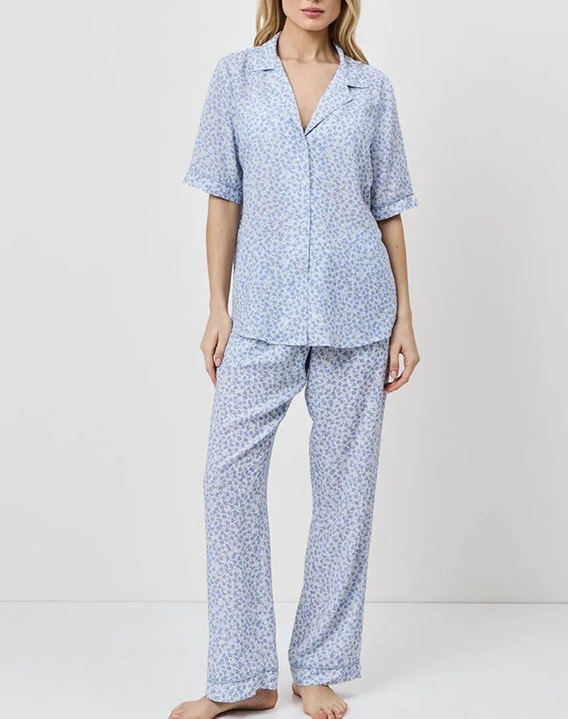 ARUELLE Lullaby pj long SS26 39.01.23.949-BLUE Blue