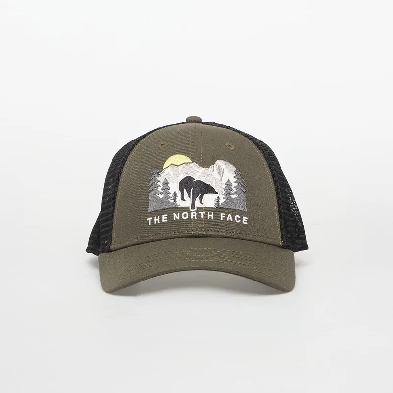 Cap The North Face Embroidered Mudder Trucker Cap New Taupe Green/ Bear Graphic Universal