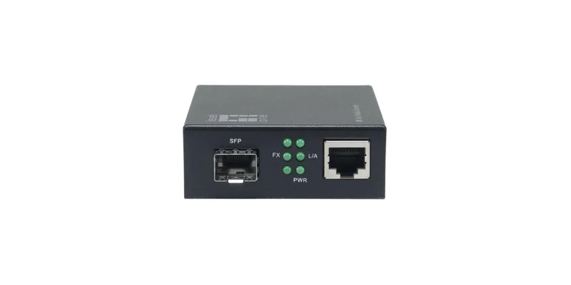 LevelOne Media Converter RJ45->SFP GE 19" Smart
