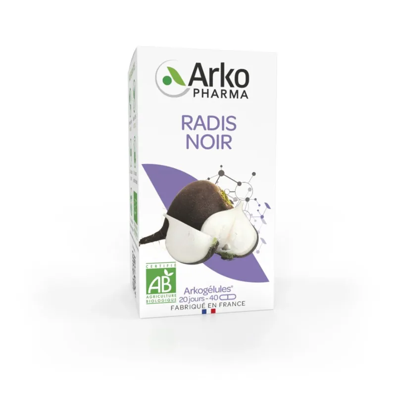 ArkoPharma ArkoGélules - Black Radish - BIO 40 capsules