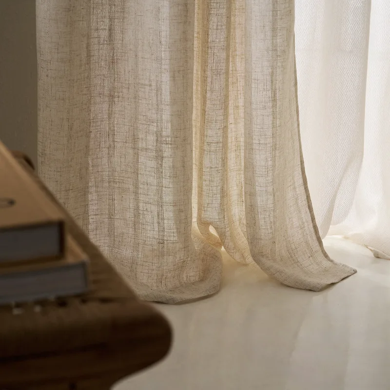 Κουρτίνα με Τρουκς Gofis Home Nysera Linen 20-04-705/06 140x280