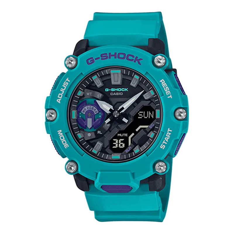 CASIO G-Shock AnaDigi Blue Rubber Strap GA-2200-2AER