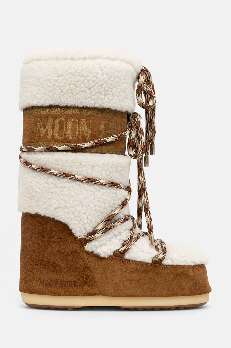 Μπότες χιονιού σουέτ Moon Boot MB ICON SHEARLING