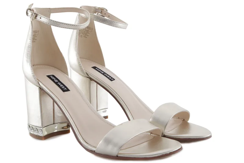 Πέδιλα Nine West Abigail ABIGAIL-GOLD LEATHER Γυναικείο