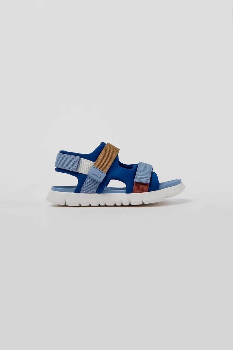 Camper παιδικά πέδιλα με velcro "Twins" (28-34) - K800532-008-1 Μπλε