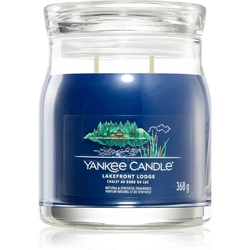 Yankee Candle Lakefront Lodge αρωματικό κερί Signature 368 γρ