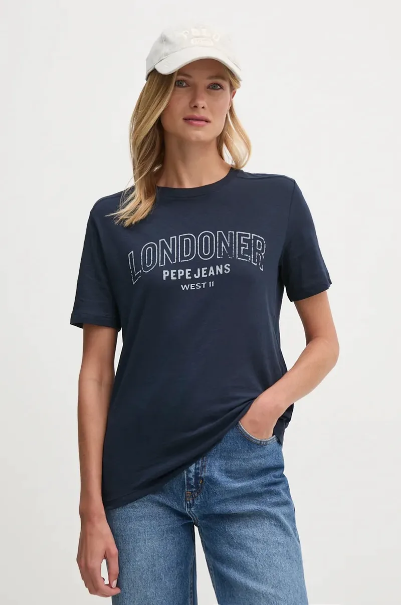 Βαμβακερό μπλουζάκι Pepe Jeans GABBY
