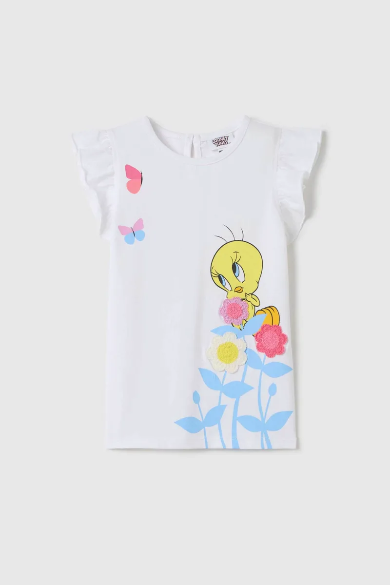 OVS βρεφική μπλούζα με Tweety print - 002364678 Λευκό