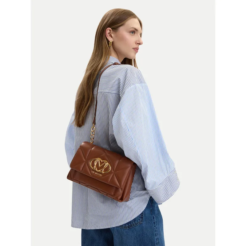 Τσάντα LOVE MOSCHINO JC4259PP0OLC0300 Καφέ