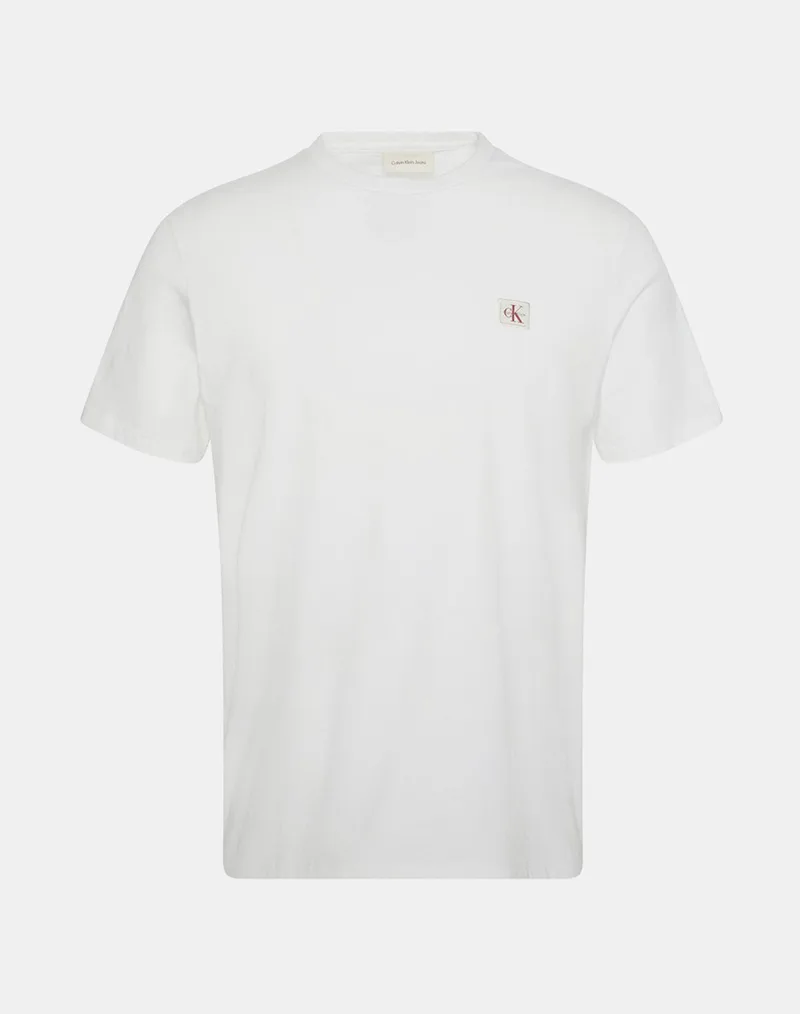 CALVIN KLEIN JEANS SS BADGE 30S JERSEY CLASSIC TEE LV04RC272G-YAF White