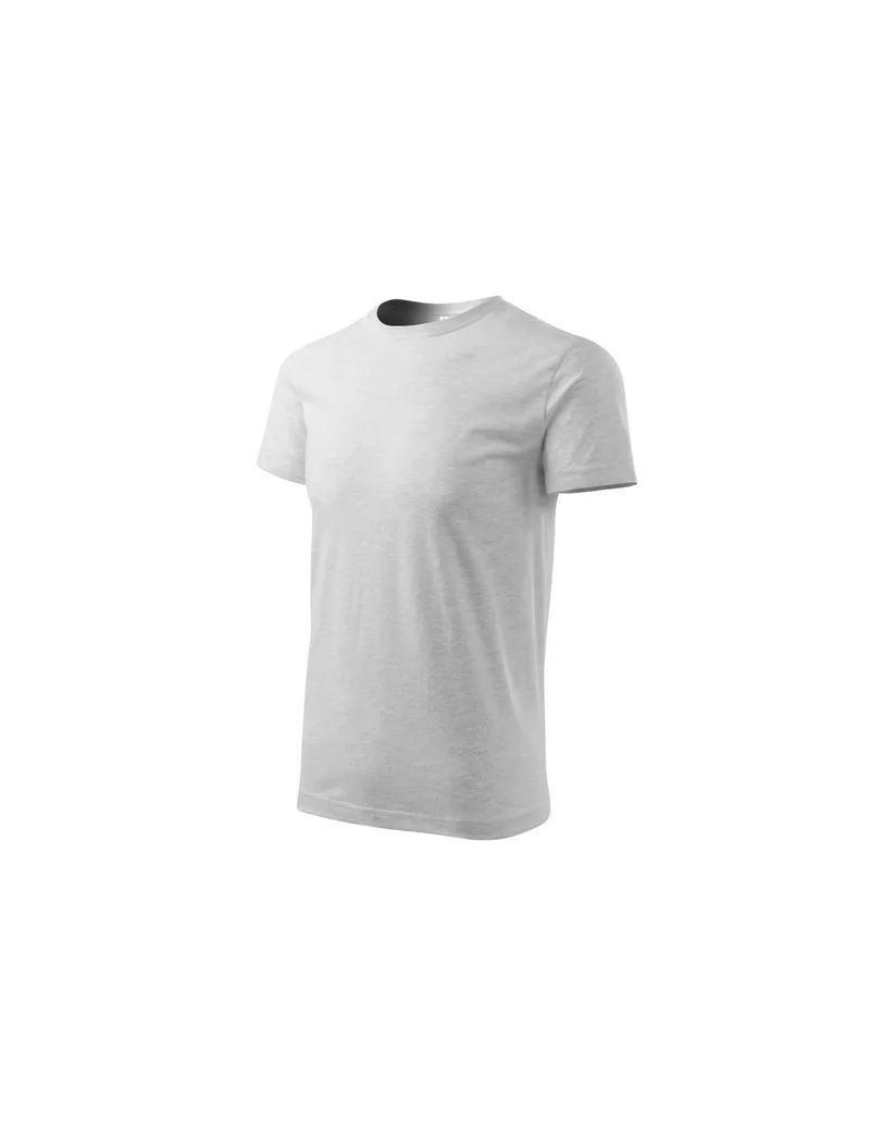 Malfini Ανδρικό Διαφημιστικό T-shirt Κοντομάνικο σε Γκρι Χρώμα MLI-13703