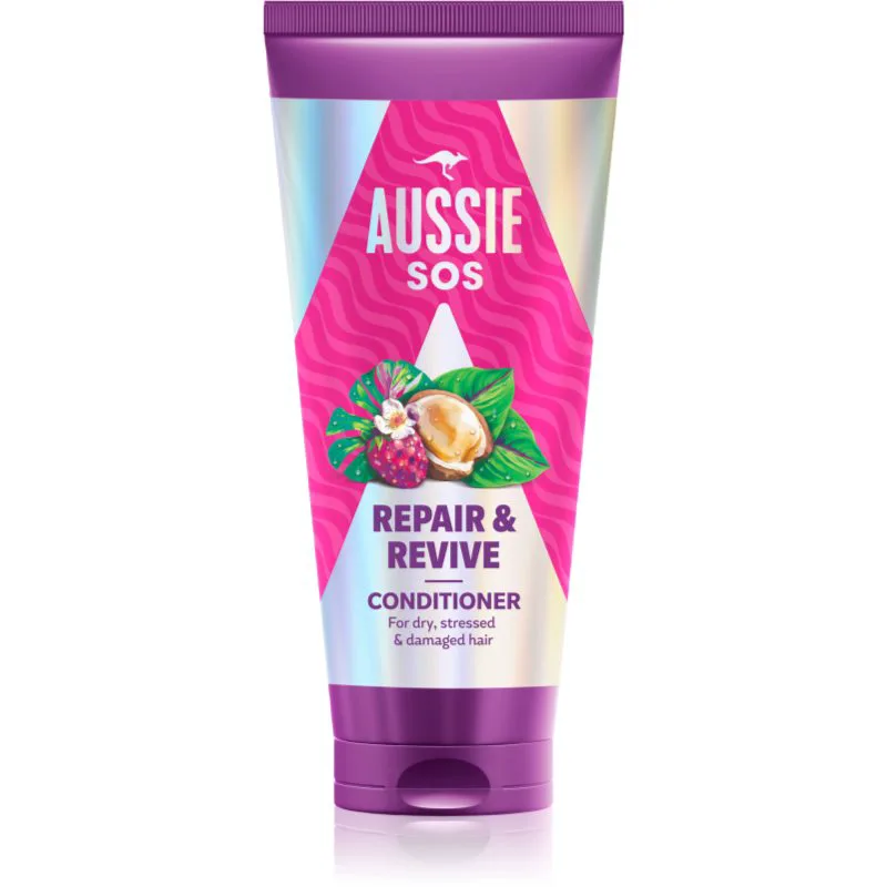 Aussie SOS Repair & Revive θρεπτικό κοντίσιονερ για ταλαιπωρημένα μαλλιά και το δέρμα του κεφαλιού 200 ml