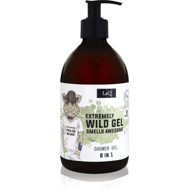 LaQ Boar From Forest τζελ για ντους 8 σε 1 500 ml