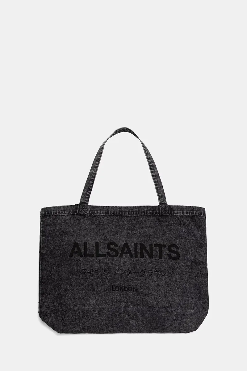 AllSaints τσάντα ανδρική ντένιμ
