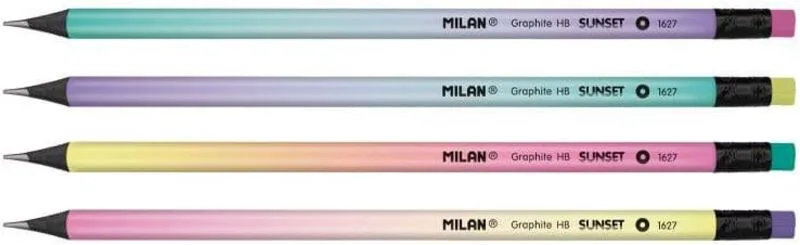 Milan Μολύβι Με Γόμα Sunset HB-4 Σχέδια-1Τμχ (325-00270)