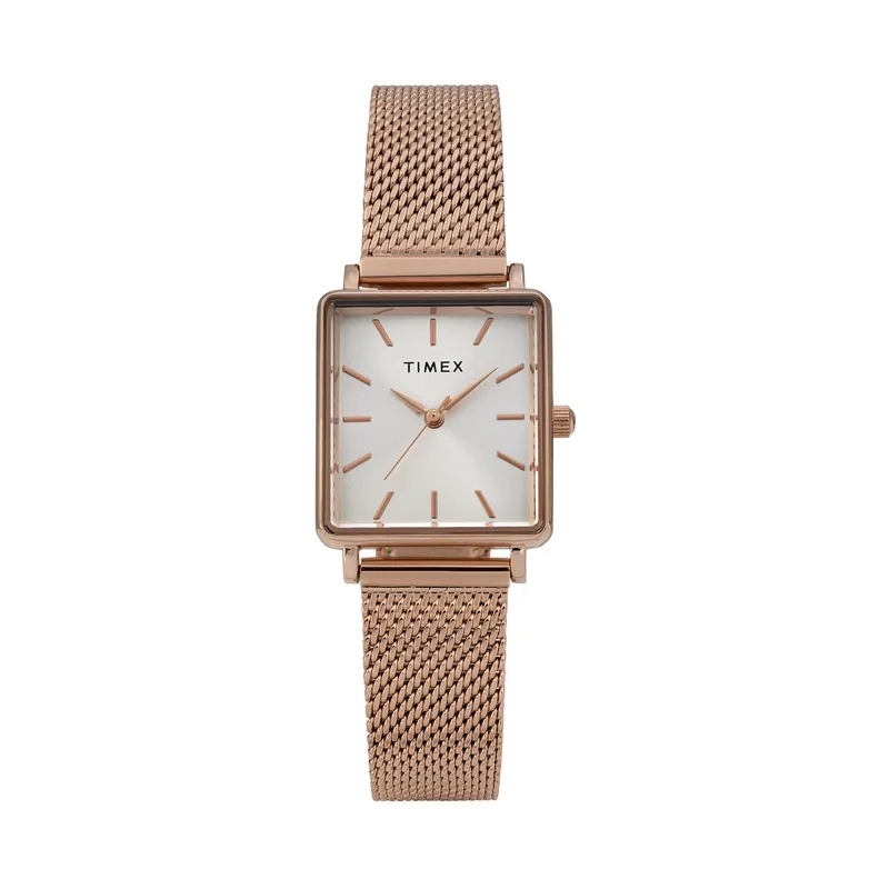 Ρολόι Timex Transcend TW2Y26200 Ροζ χρυσό