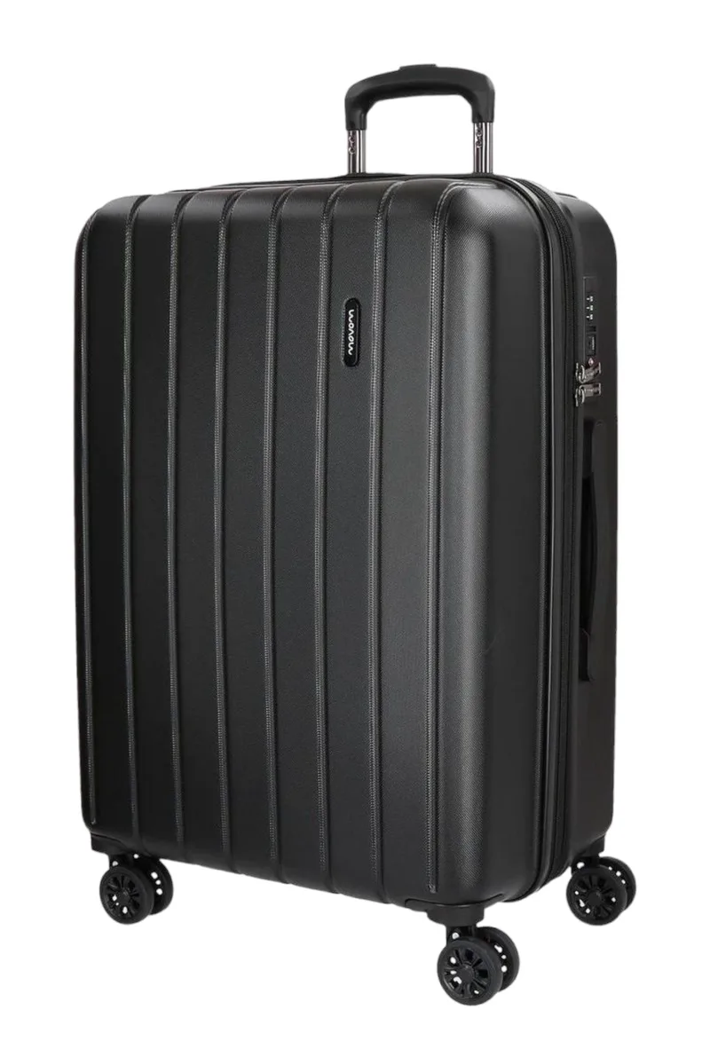 Σκληρή Βαλίτσα Movom Wood Trolley 65×28×45cm 5319271-BLACK