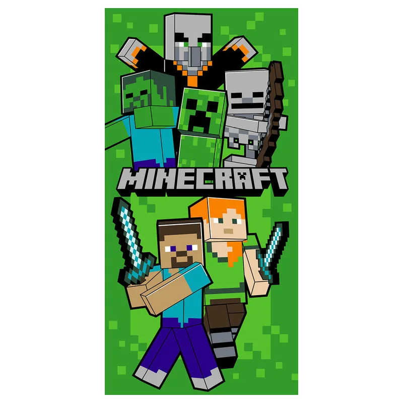 Πετσέτα θαλάσσης Minecraft microfibre beach towel 70x140cm