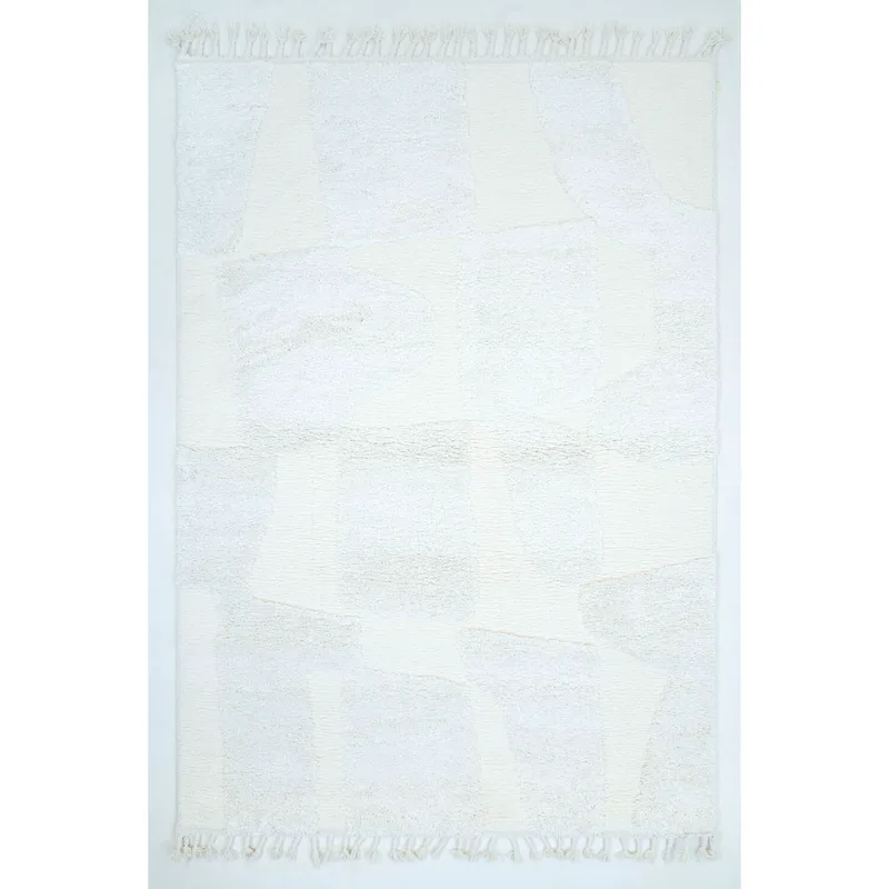 Χαλάκια Κρεβατοκάμαρας (Σετ 3 Τμχ) Ezzo Neve Shaggy D110A1A Cream