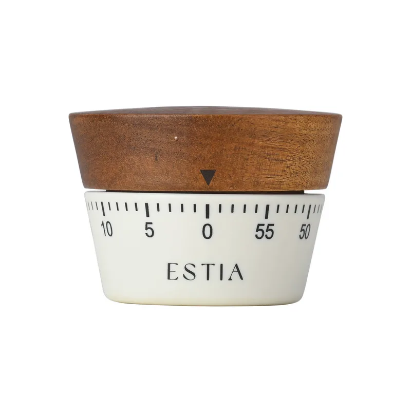 Estia χρονομετρο κουζινασ allure αναλογικο 60 λεπτων ivory