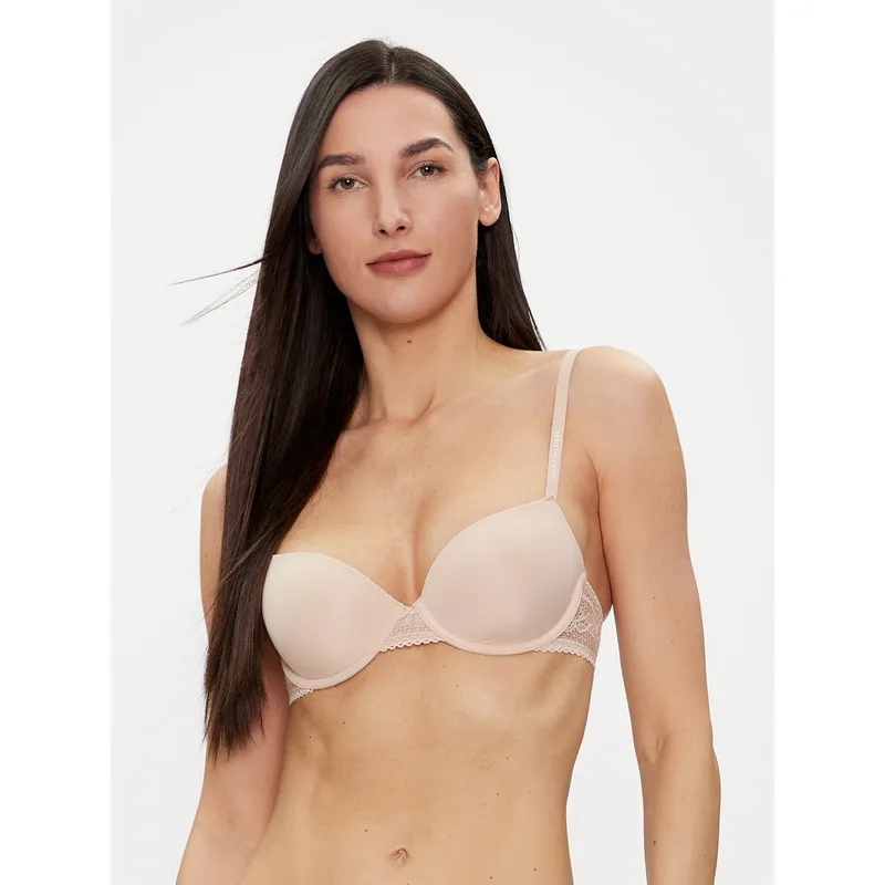 Tommy Hilfiger Σουτιέν Balconette UW0UW02420 Μπεζ