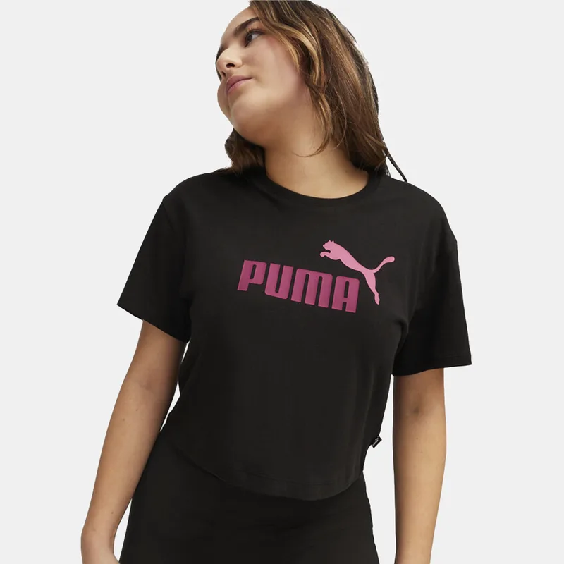 Puma Girls Logo Cropped Tee (9000162933_22489)
