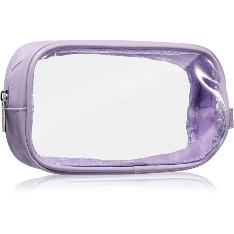 Notino Travel Collection Small Clear Organizer διαφανές νεσεσέρ καλλυντικών διαφανές S Purple 20x10x5 cm 1 τμχ