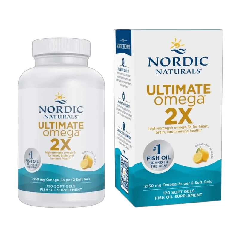 Nordic Naturals Ultimate Omega 3 2X 2150mg Ωμέγα 3 120 softgels