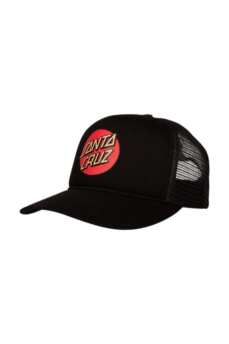 SANTA CRUZ Καπέλα Other Dot Rose Meshback - BLACK-SCA-CAP-0543-BLACK