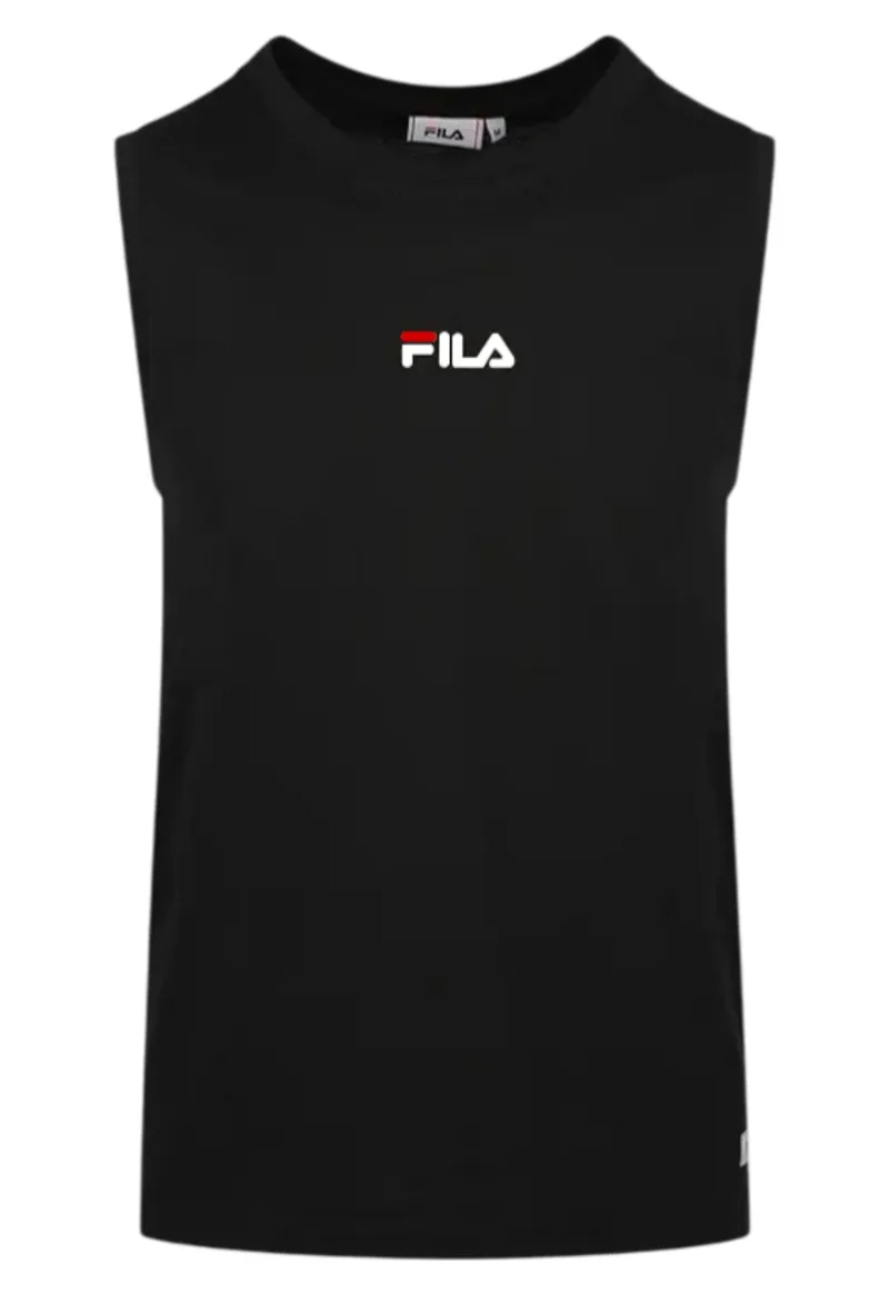Μπλούζα Αμάνικη Fila Small Logo APCDMS25001-BLACK Ανδρικό