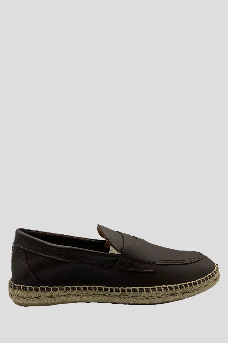 ABARCA Ανδρικό Καφέ Leather Nappa Loafers/Brown