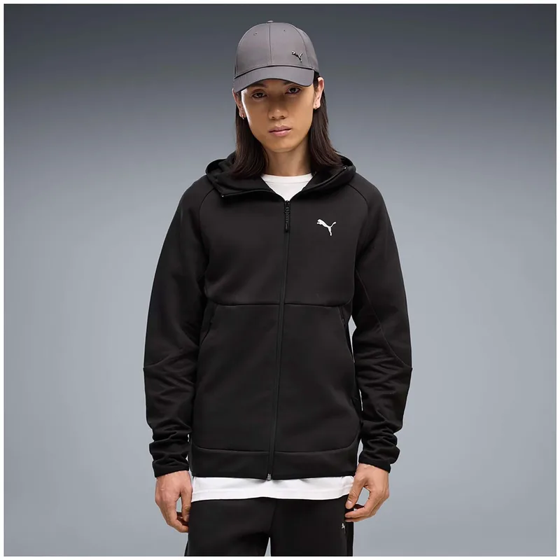 T-shirt με κουκούλα Puma tech Slim Elevated Full-Zip Hoodie Dk