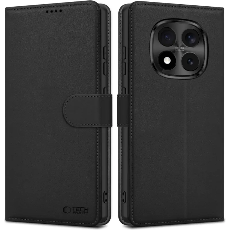 Θήκη Xiaomi Redmi Note 15 Pro 5G Tech-Protect Wallet Πορτοφόλι - Matte Black (5906302352890)