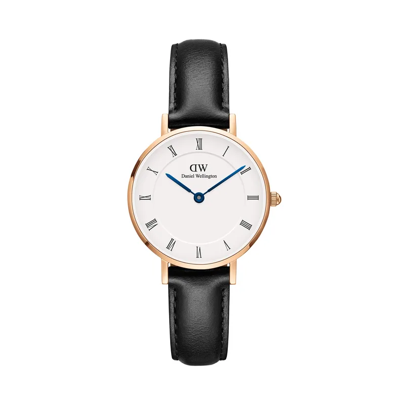 Ρολόι Daniel Wellington Petite Roman Numerals Shieffield DW00100683 Μαύρο