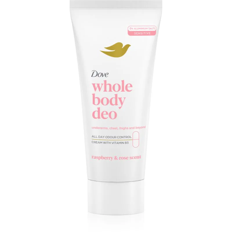 Dove Raspberry & Rose κρεμώδες αποσμητικό για το σώμα 75 ml