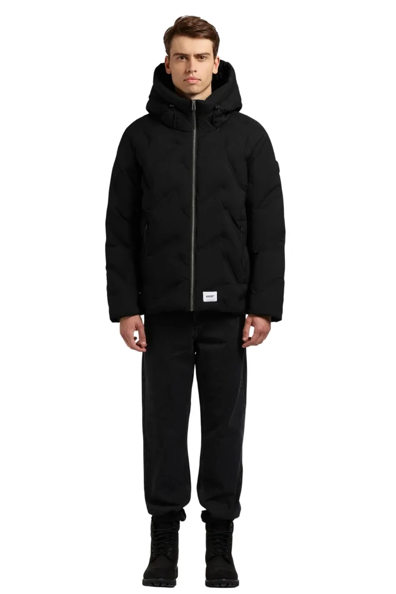 KHUJO ONERT Ανδρικό Μπουφάν - Μαύρο-2173JK253-BLACK