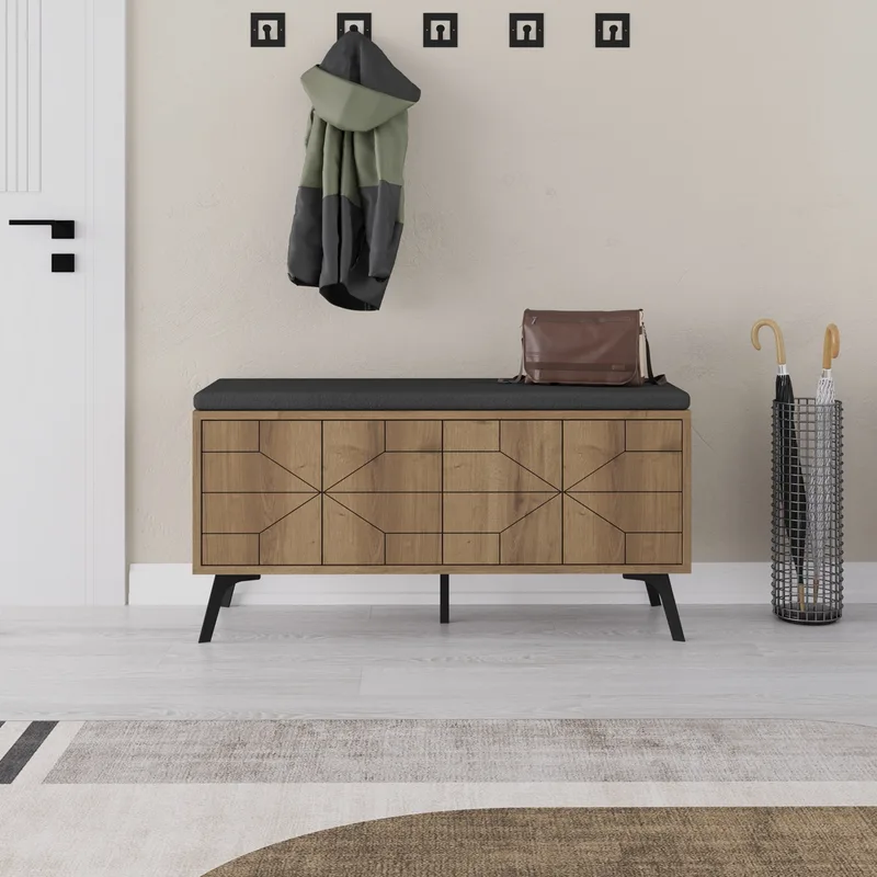 Παπουτσοθήκη Dune Bench - Hitit 855Dte5124 (107x15x35)