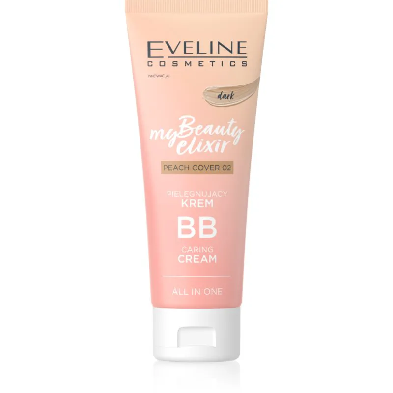 Eveline Cosmetics My Beauty Elixir Peach Cover ενυδατική ΒΒ κρέμα απόχρωση 02 Dark 30 ml