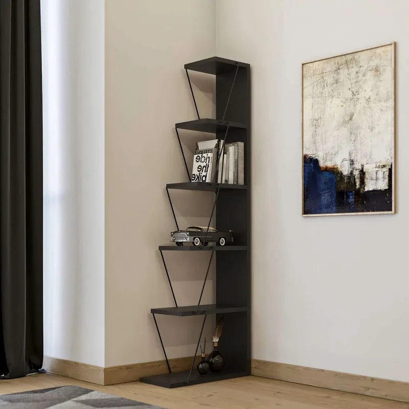 Βιβλιοθήκη Tlos - Anthracite 854Kln3609 (50x150x22)