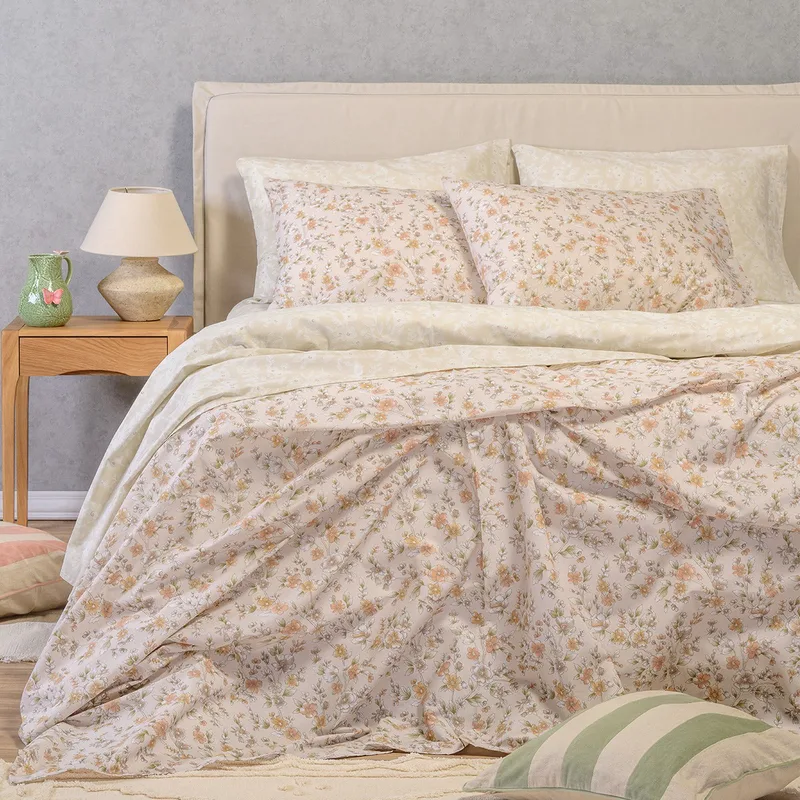 Παπλωματοθηκη μονη amy beige ultra line (165x245)