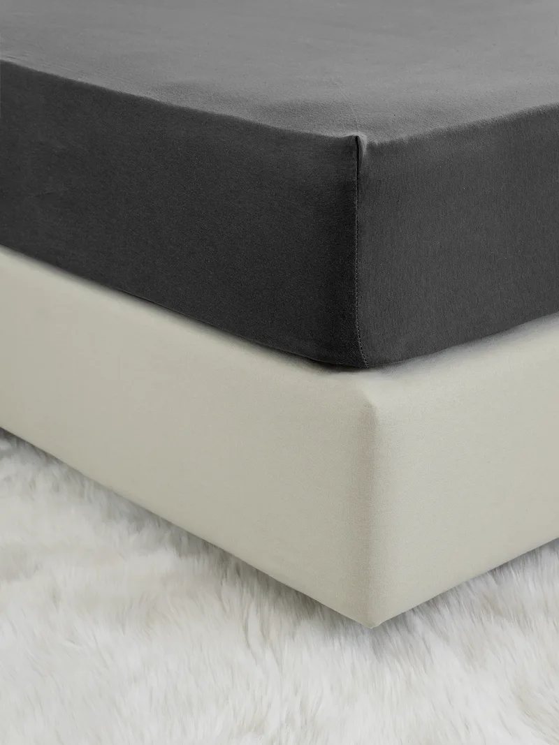 Σεντόνι Μεμονωμένο Μονό 100X200+40Cm Nima Tender Black Με Λάστιχο (100x200+40cm)