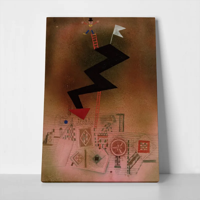 Πινακας σε καμβά PAUL KLEE - ARRESTED LIGHTNING