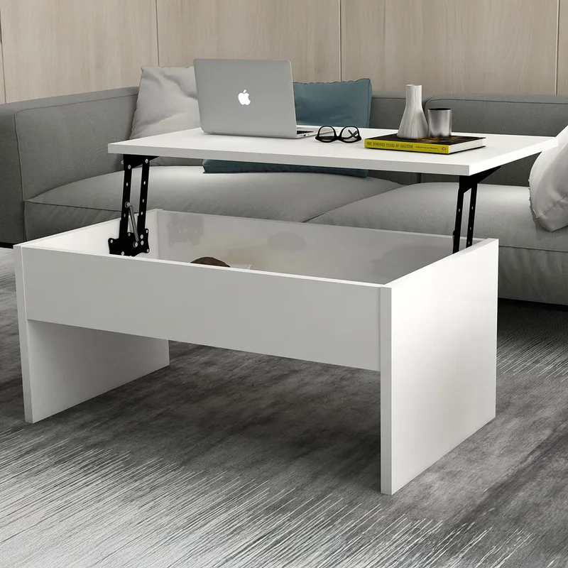 Τραπέζι Σαλονιού Akilli - White 756Frn2815 (90x45x52)