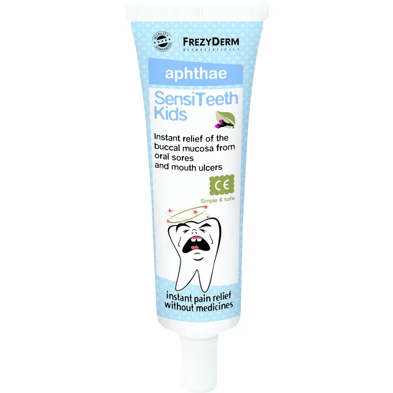 Frezyderm Aphthae SensiTeeth Kids Gel Καταπραϋντικό - Επουλωτικό Gel για Άφθες & Στοματικά Έλκη 25ml