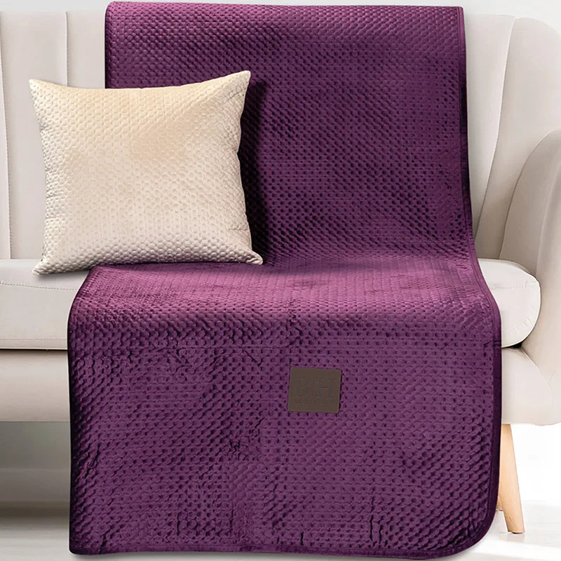 Ριχτάρι Διθέσιου Καναπέ 180x250 Beauty Home 8411 Purple 180x250