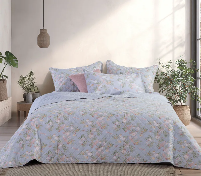 Κουβερλί Υπέρδιπλο Nef-Nef Dreamel Blue 230x240